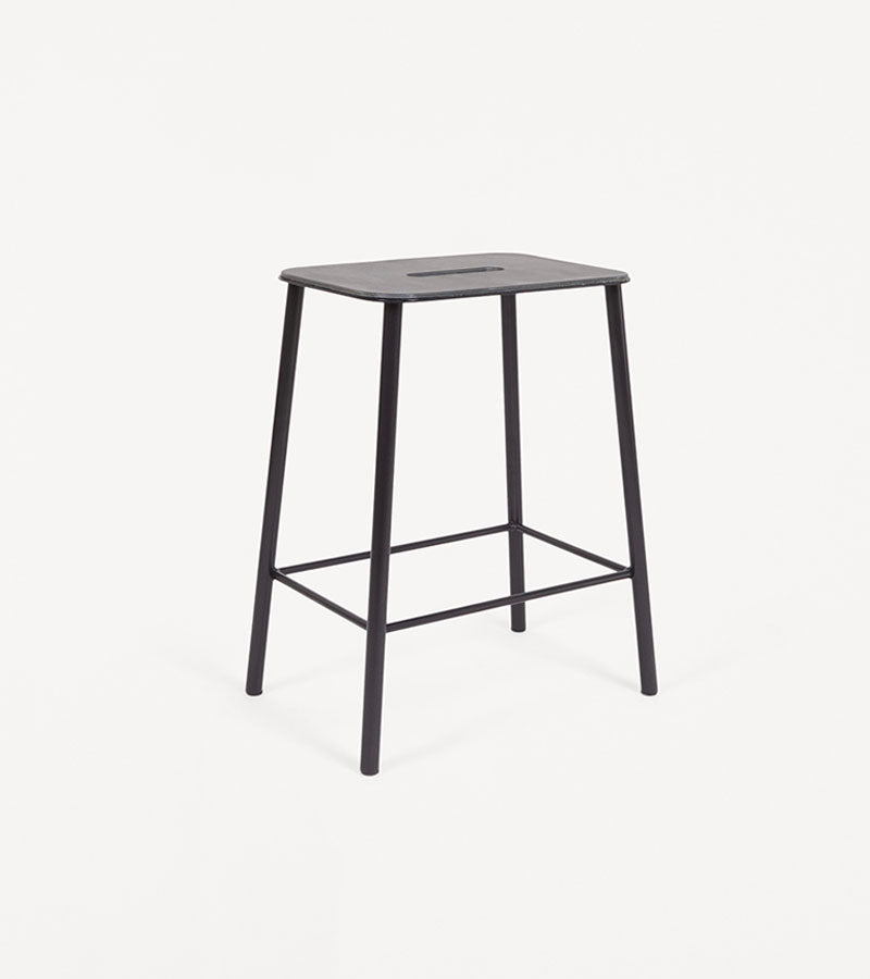 Adam Stool Leather H50