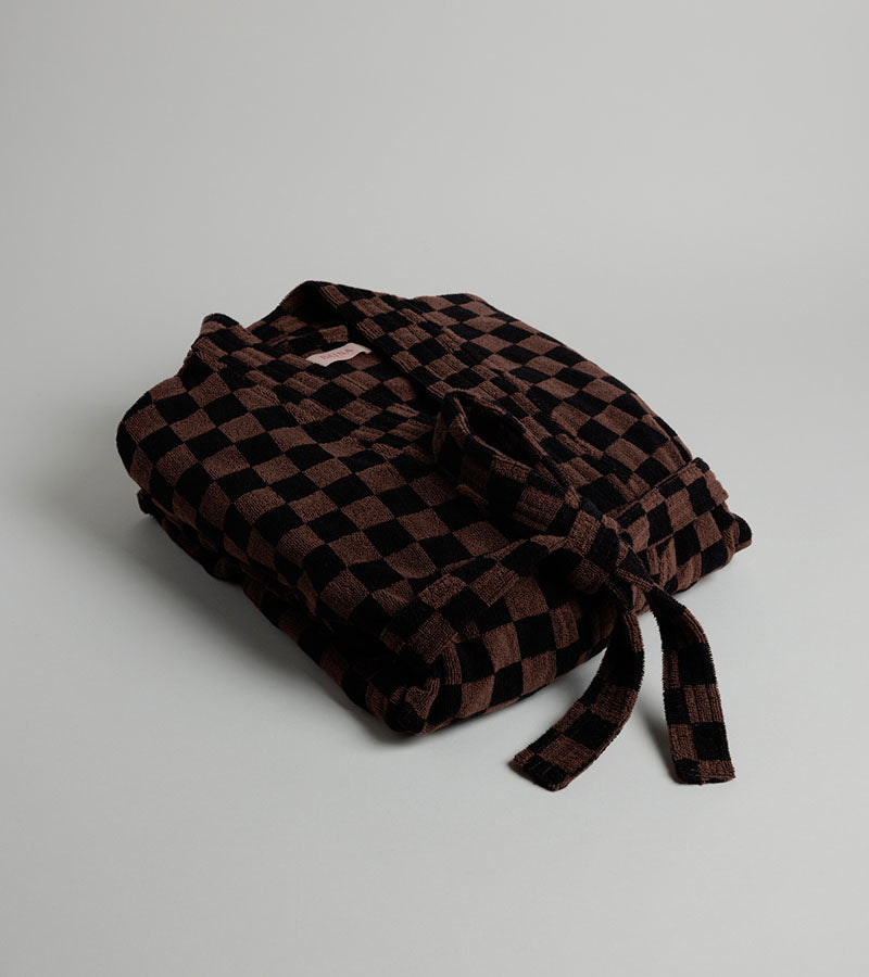 Sulis Bathrobe | Tabac & Noir