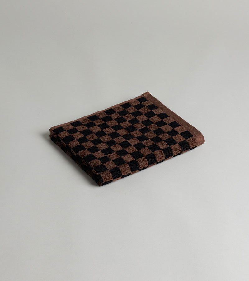 Josephine Hand Towel | 50 x 70 | Tabac & Noir