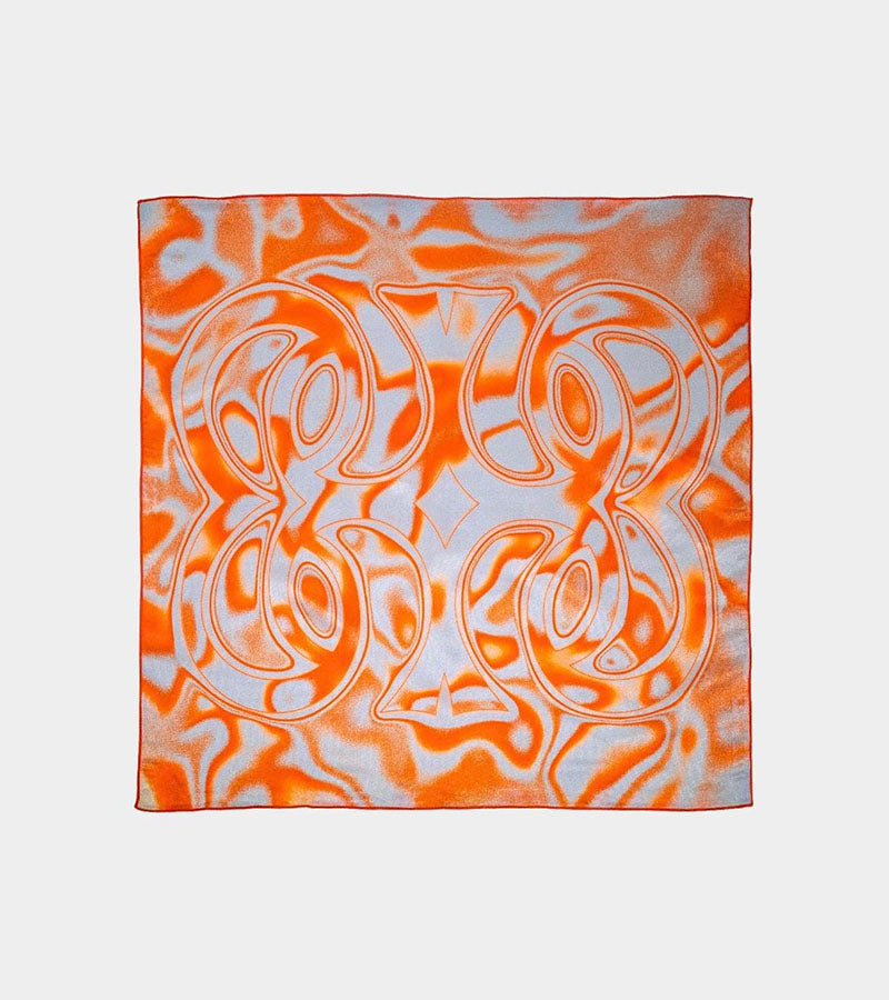 Logo Bandana | Orange / Grey