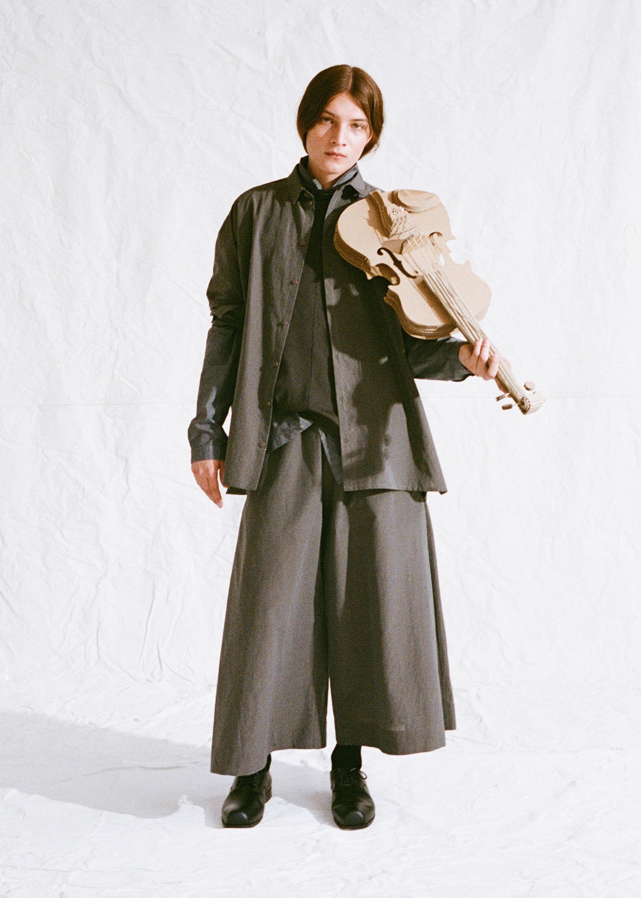 The Draughtsman Shirt | Poplin Pencil