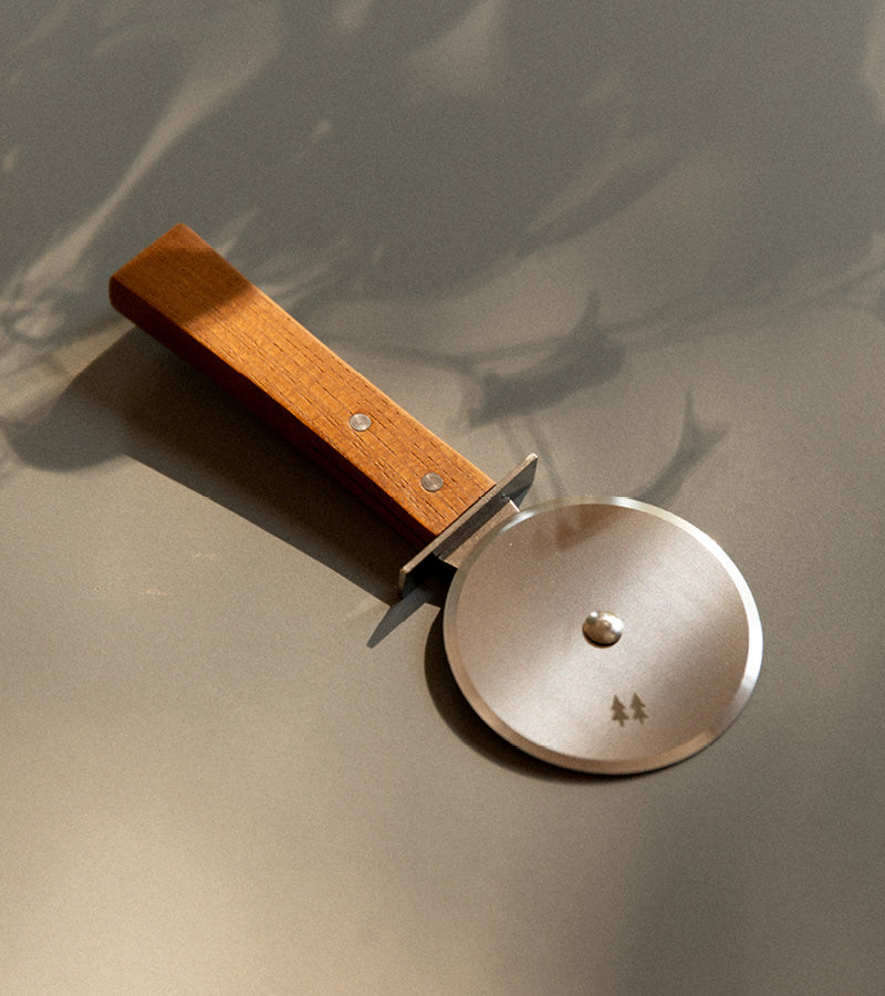 Pizza Cutter | Elm Handle