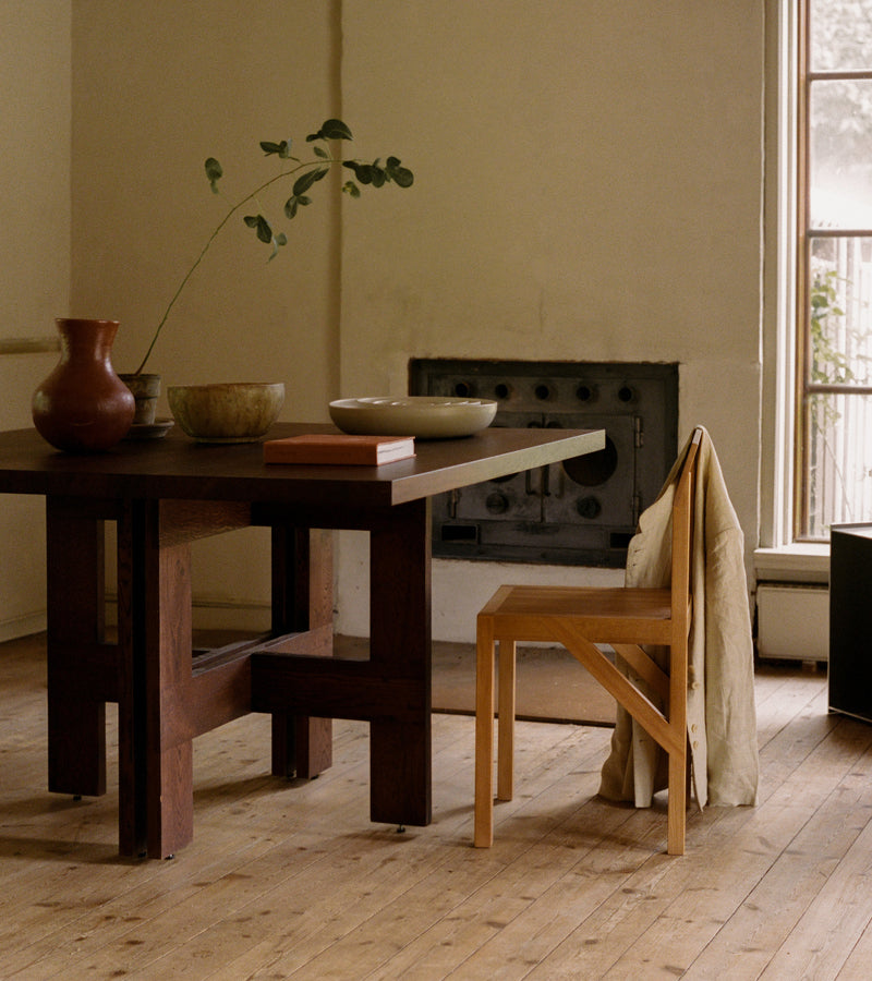 Farmhouse Trestle Table | 120 Square