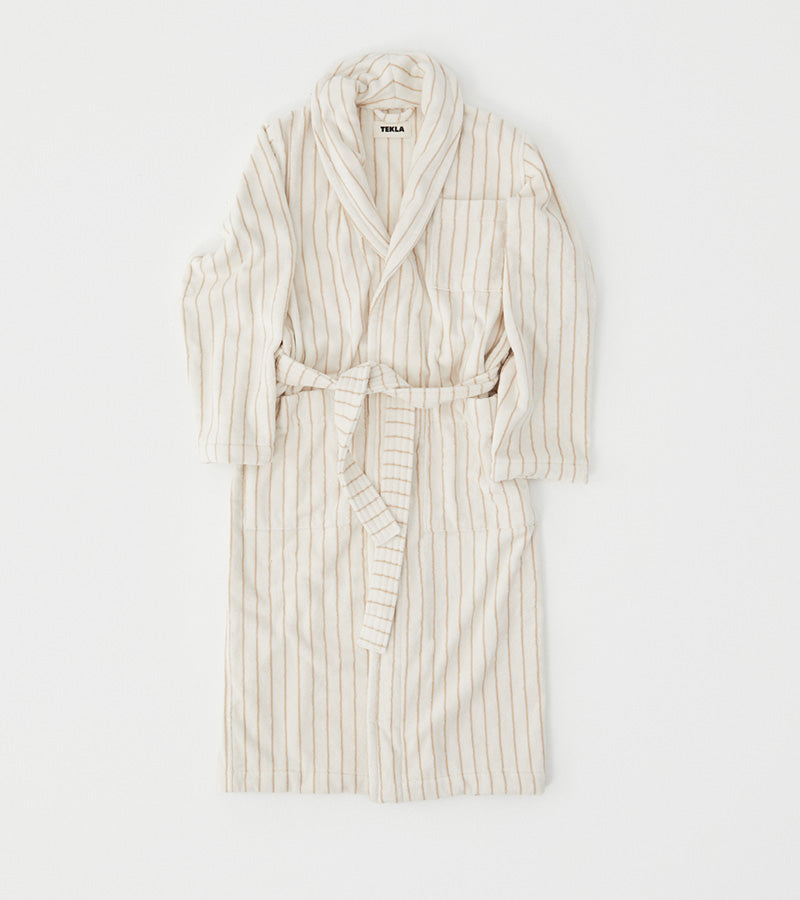 Classic Bathrobe | Sienna Stripes